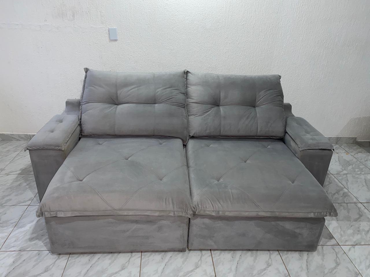 Sofá depois da limpeza